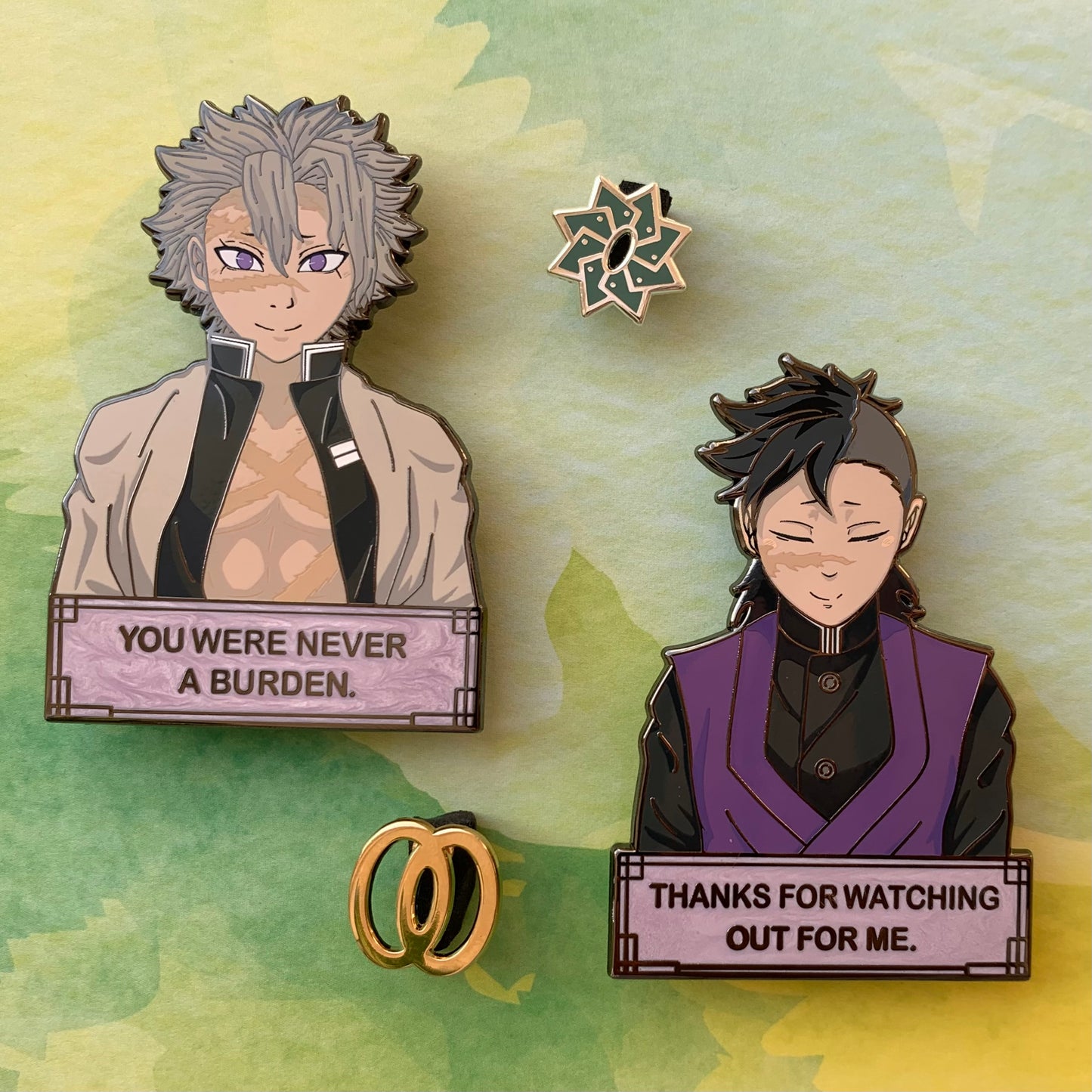 KNY tsuba mini pins (Final stock)